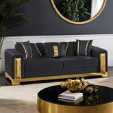 Valdosta Sofa Model Fm67001Bk-Sf By Furniture Of America